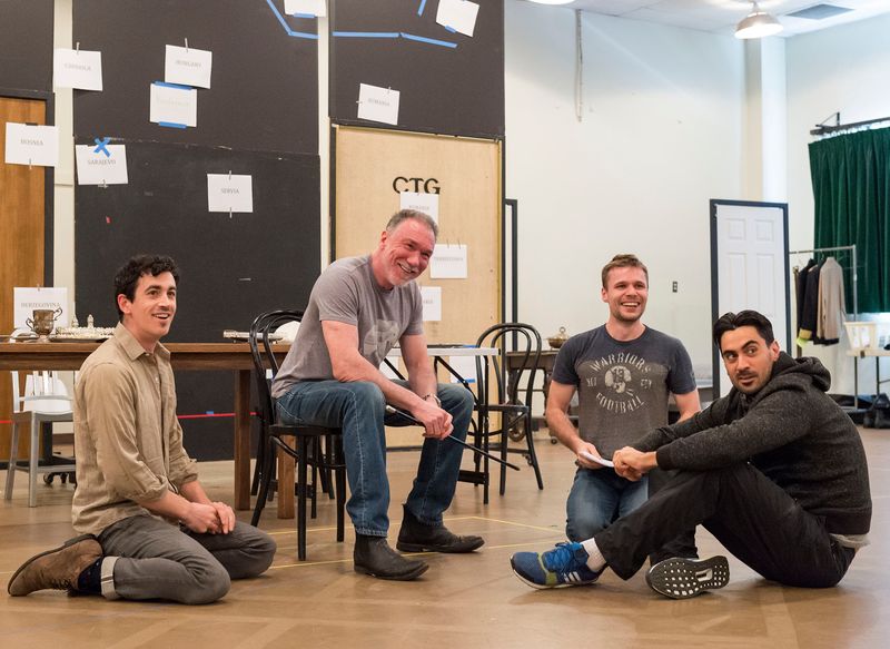 Photo Flash: In Rehearsal with Patrick Page and More for Rajiv Joseph's ARCHDUKE at the Taper — photo 4 of 13