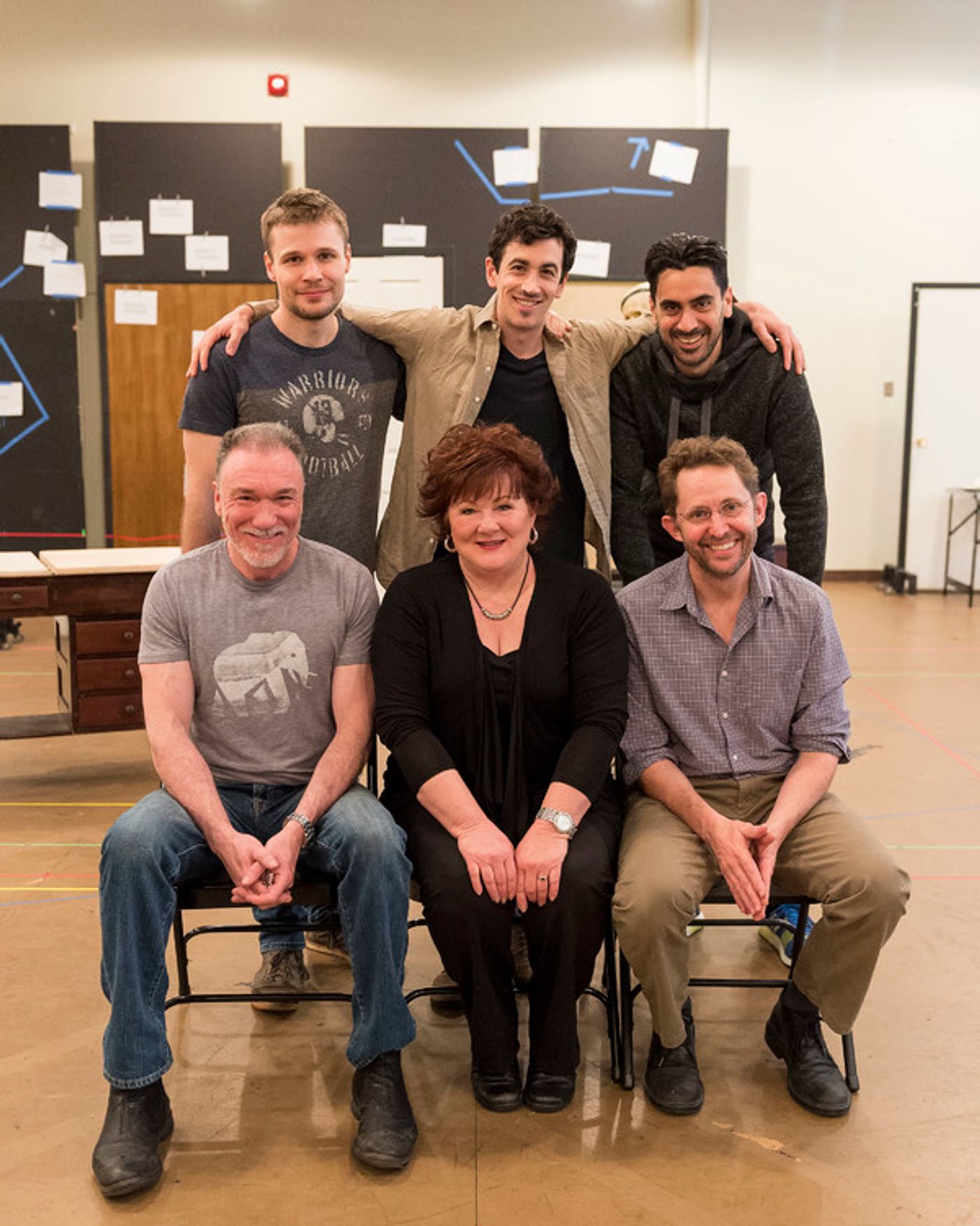 Photo Flash: In Rehearsal with Patrick Page and More for Rajiv Joseph's ARCHDUKE at the Taper  Image
