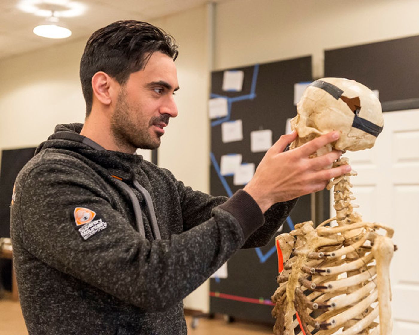 Photo Flash: In Rehearsal with Patrick Page and More for Rajiv Joseph's ARCHDUKE at the Taper  Image