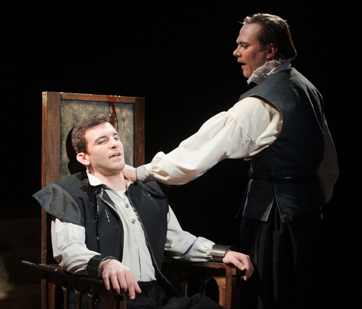 Daniel Miller (as Ithcoles), Josh Carpenter (as Orgilus) at 