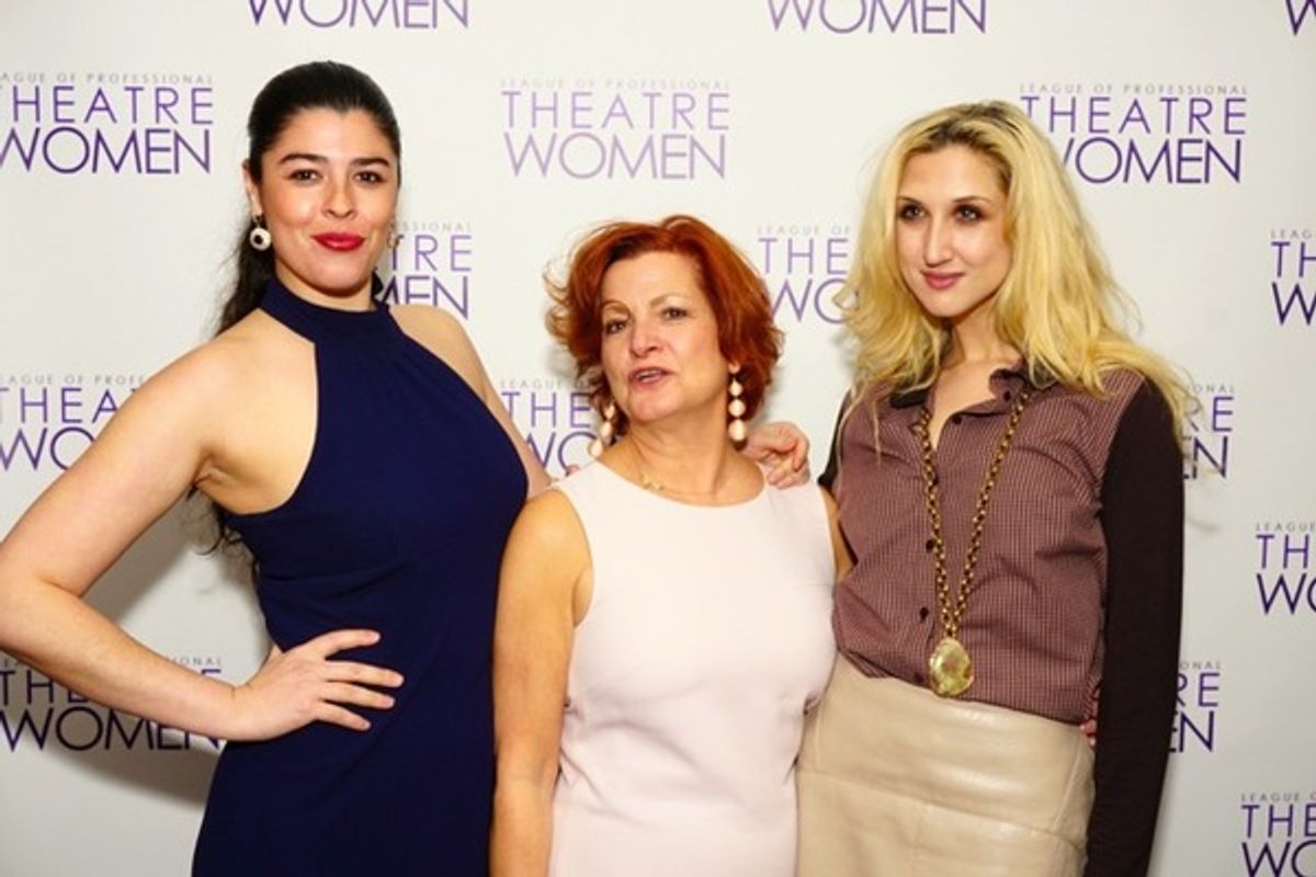 League of Professional Theatre Women Networking Salon Chair and Wild Banshee Co-Founder, Katherine Elliot, LPTW Board Member, F at 