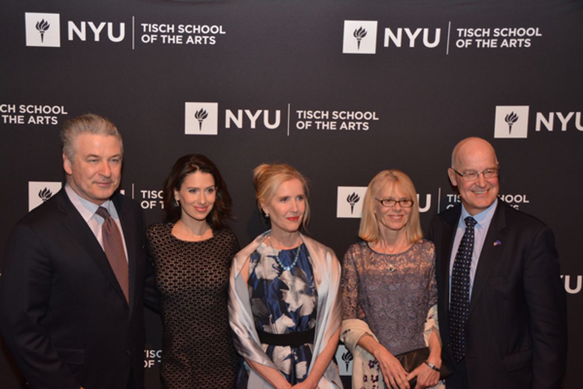 Alec Baldwin Hilaria Baldwin, Allyson Green, Jennie Hamilton and Andrew Hamilton at 