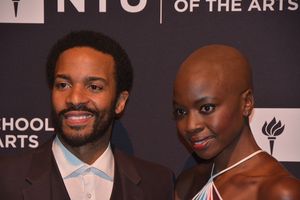 Andre Holland and Danai Gurira @ BroadwayWorld Andre Holland and Danai Gurira Photo
