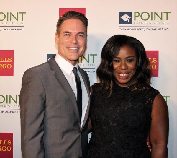Jorge Valencia and Uzo Aduba Photo