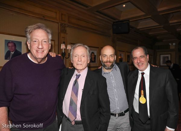Alan Zweibel, Dick Cavett, Pete Dominick, Bob Spiotto Photo