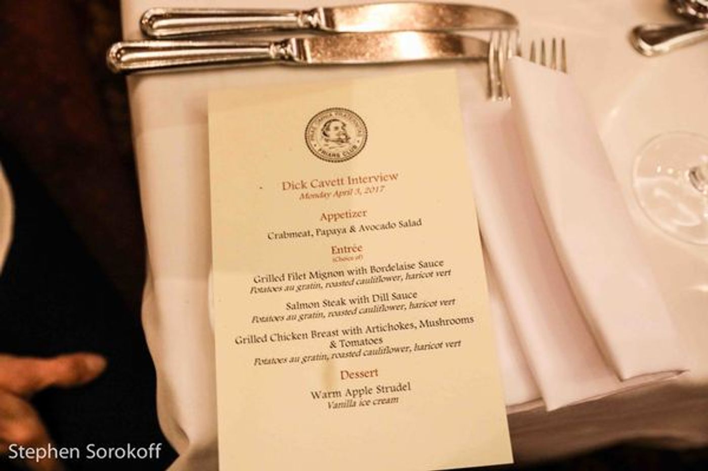 Photo Coverage: Dick Cavett Talking About Talk Shows At The Friars Club  Image