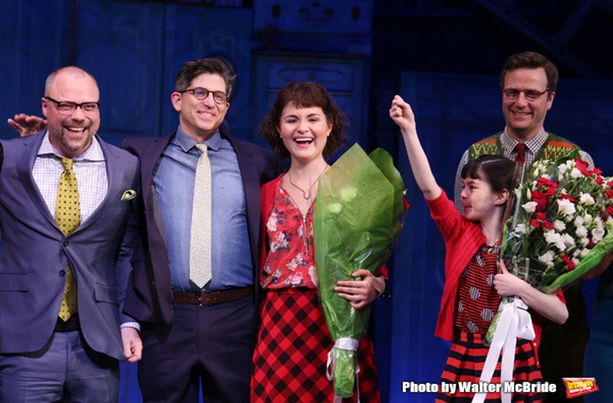 Nathan Tysen, Daniel Messe, Phillipa Soo, Savvy Crawford and Manoel Felciano  at 
