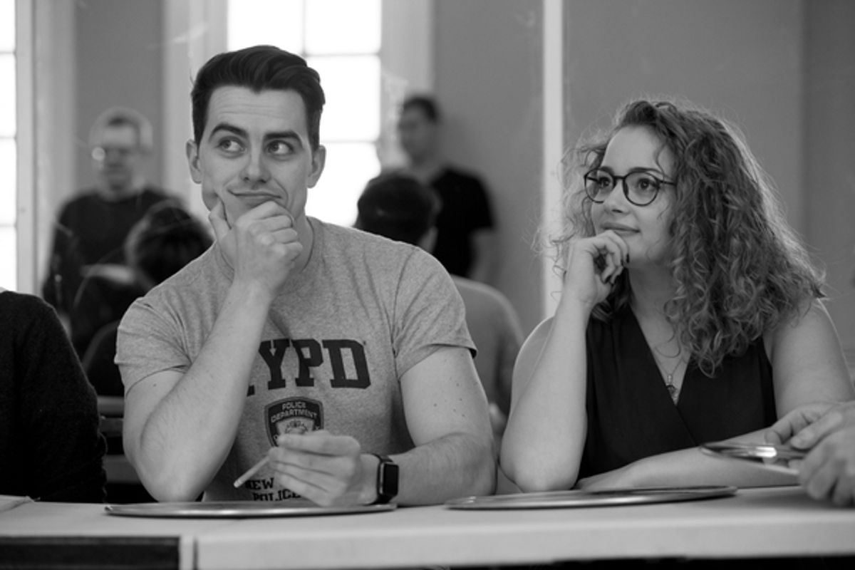Oliver Ormson and Carrie Hope Fletcher at 