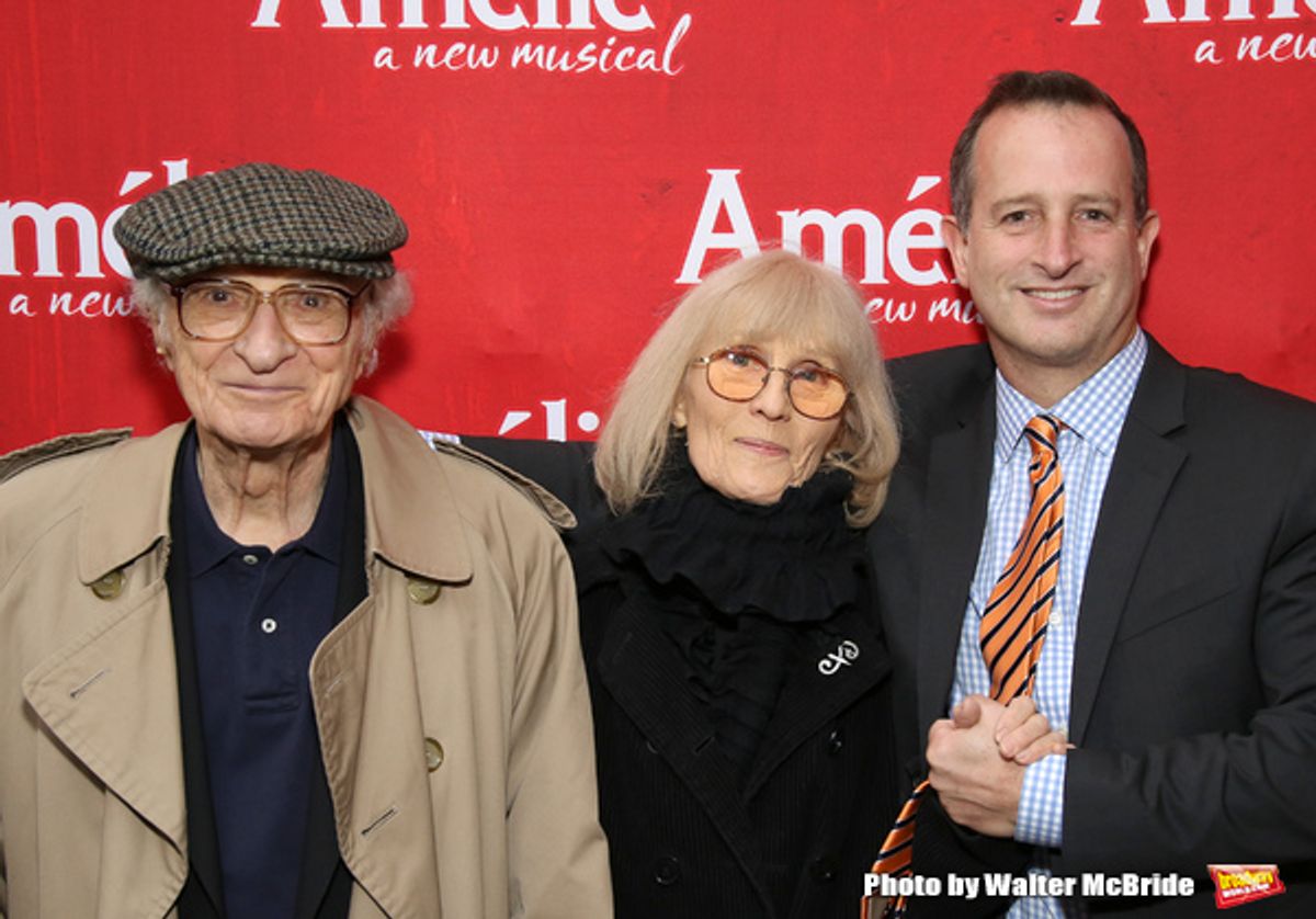 Sheldon Harnick, Margery Harnick and Aaron Harnick at 