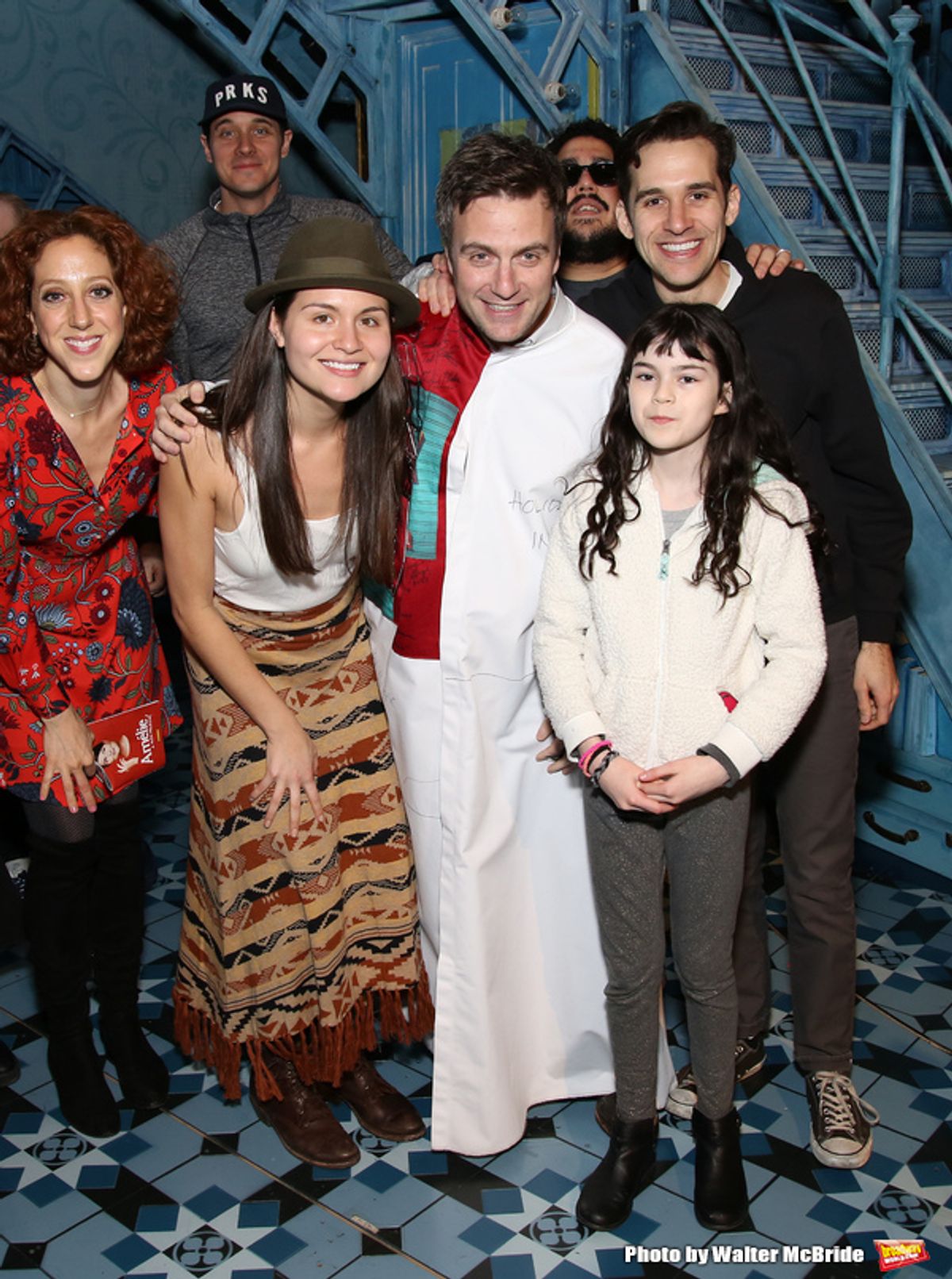 Alison Cimmet, Heath Calvert, Phillipa Soo, Manoel Felciano, David Andino, Adam Chanler-Berat and Savvy Crawford  at 