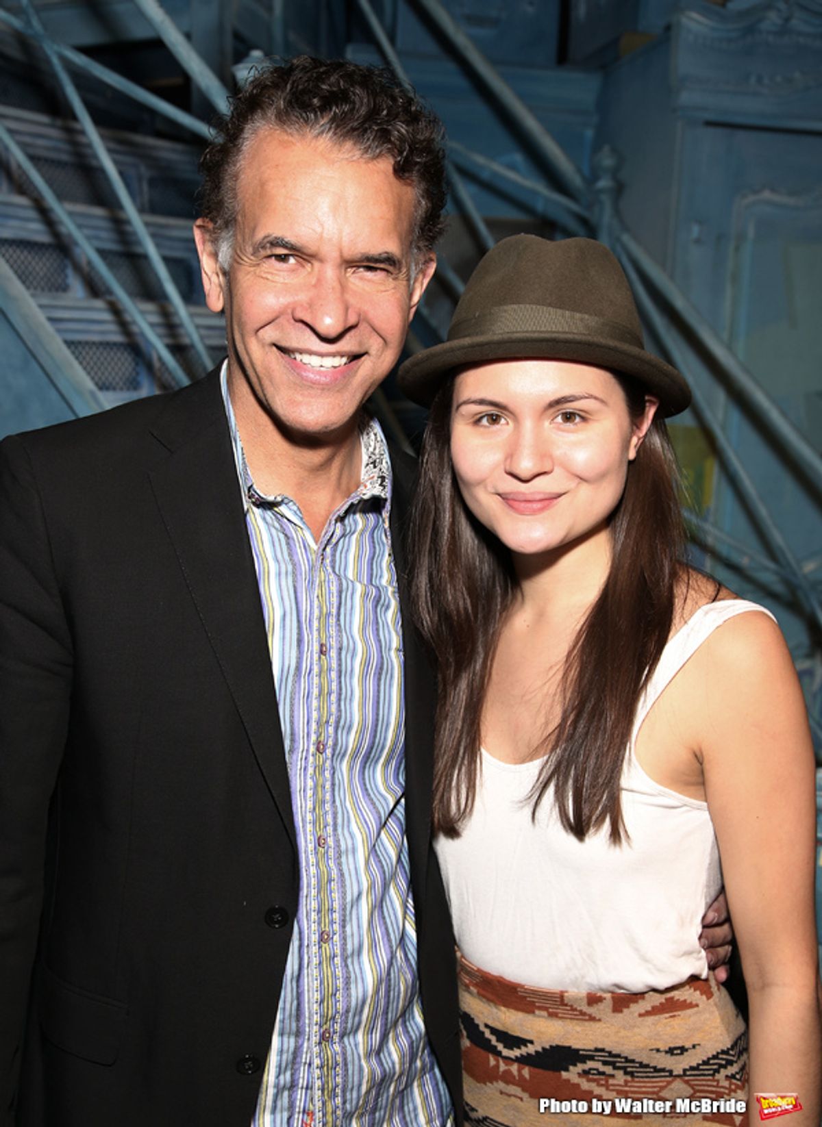Brian Stokes Mitchell and Phillipa Soo at 