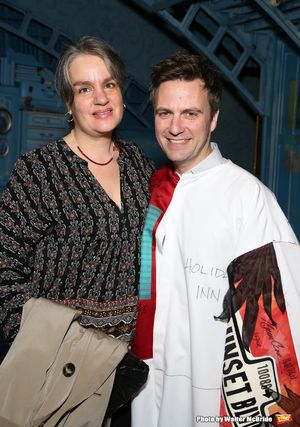 Pam MacKinnon and Manoel Felciano @ BroadwayWorld Pam MacKinnon and Manoel Felciano Photo