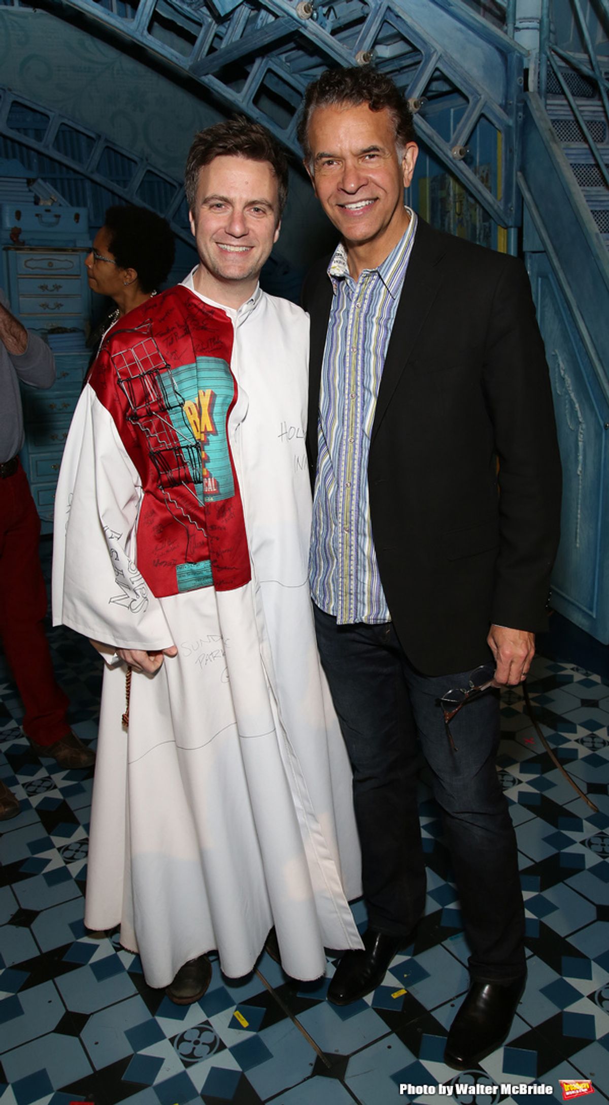 Manoel Felciano and Brian Stokes Mitchell at 