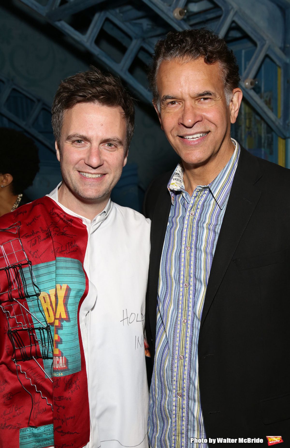 Manoel Felciano and Brian Stokes Mitchell  at 