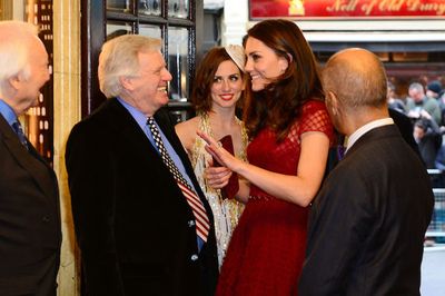 The Duchess of Cambridge and Michael Grade  Photo