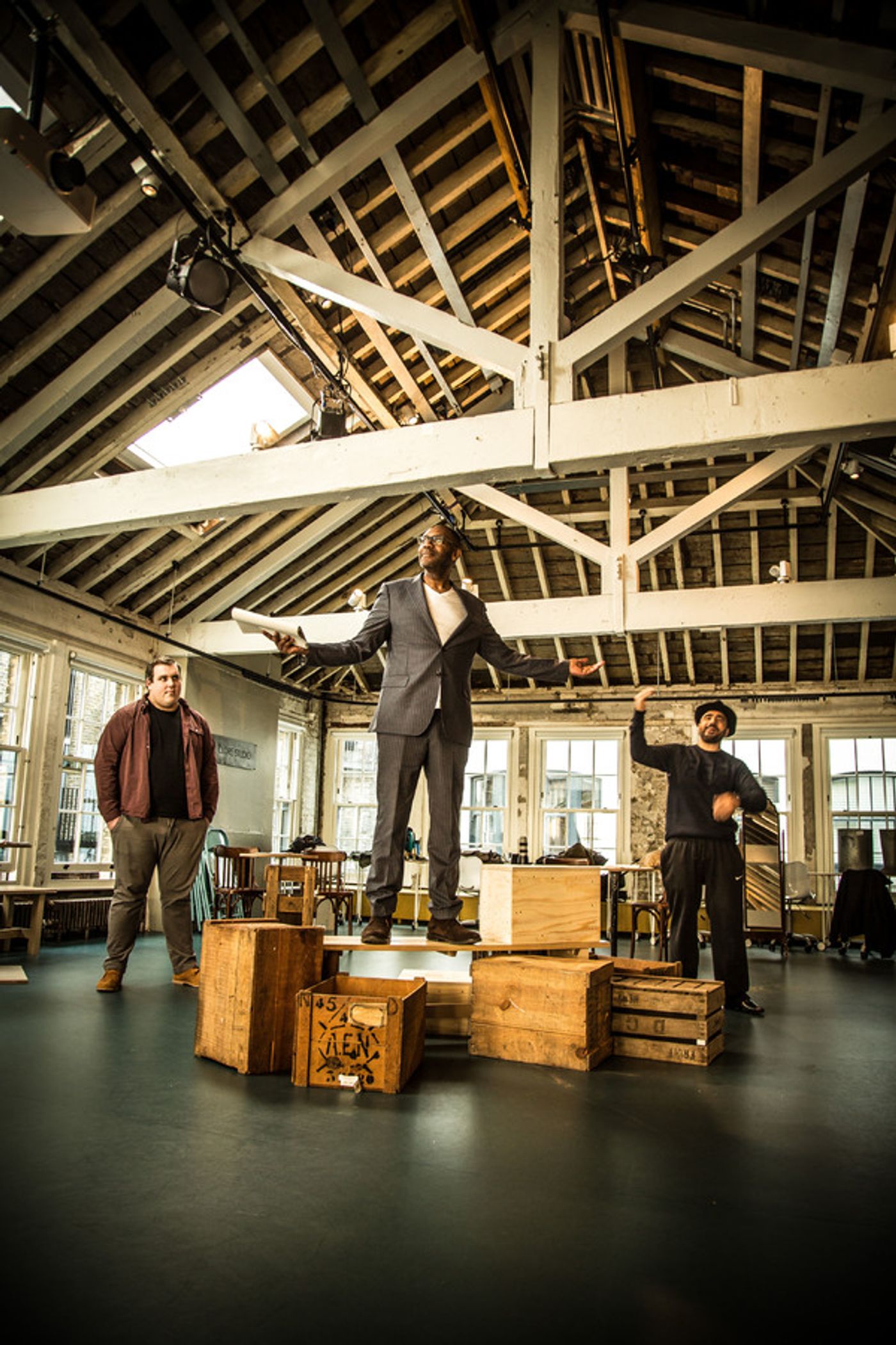 Photo Flash: In Rehearsals for THE RESISTIBLE RISE OF ARTURO UI at Donmar Warehouse  Image