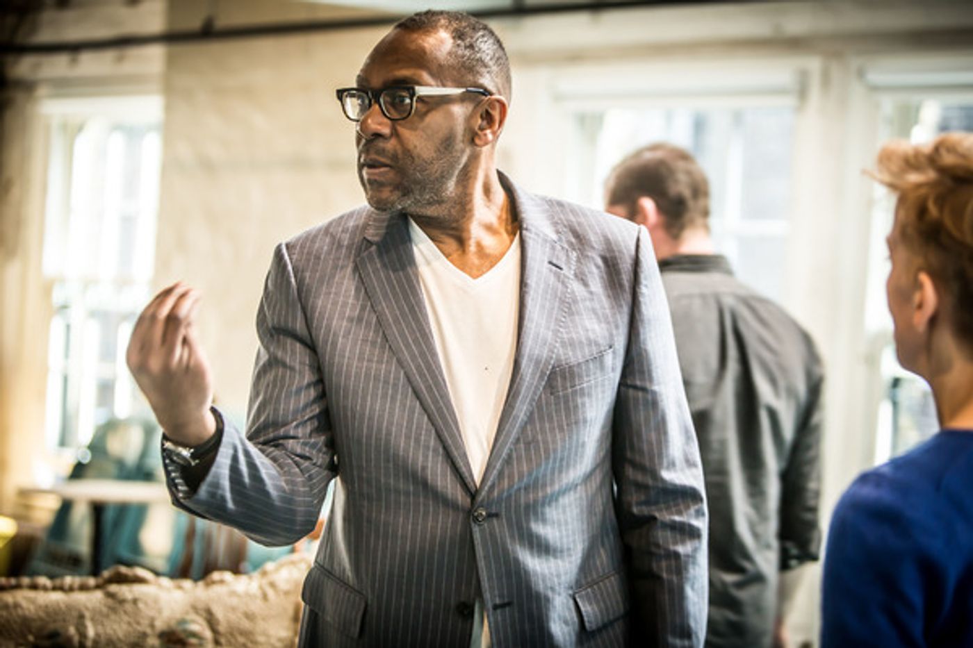 Photo Flash: In Rehearsals for THE RESISTIBLE RISE OF ARTURO UI at Donmar Warehouse  Image