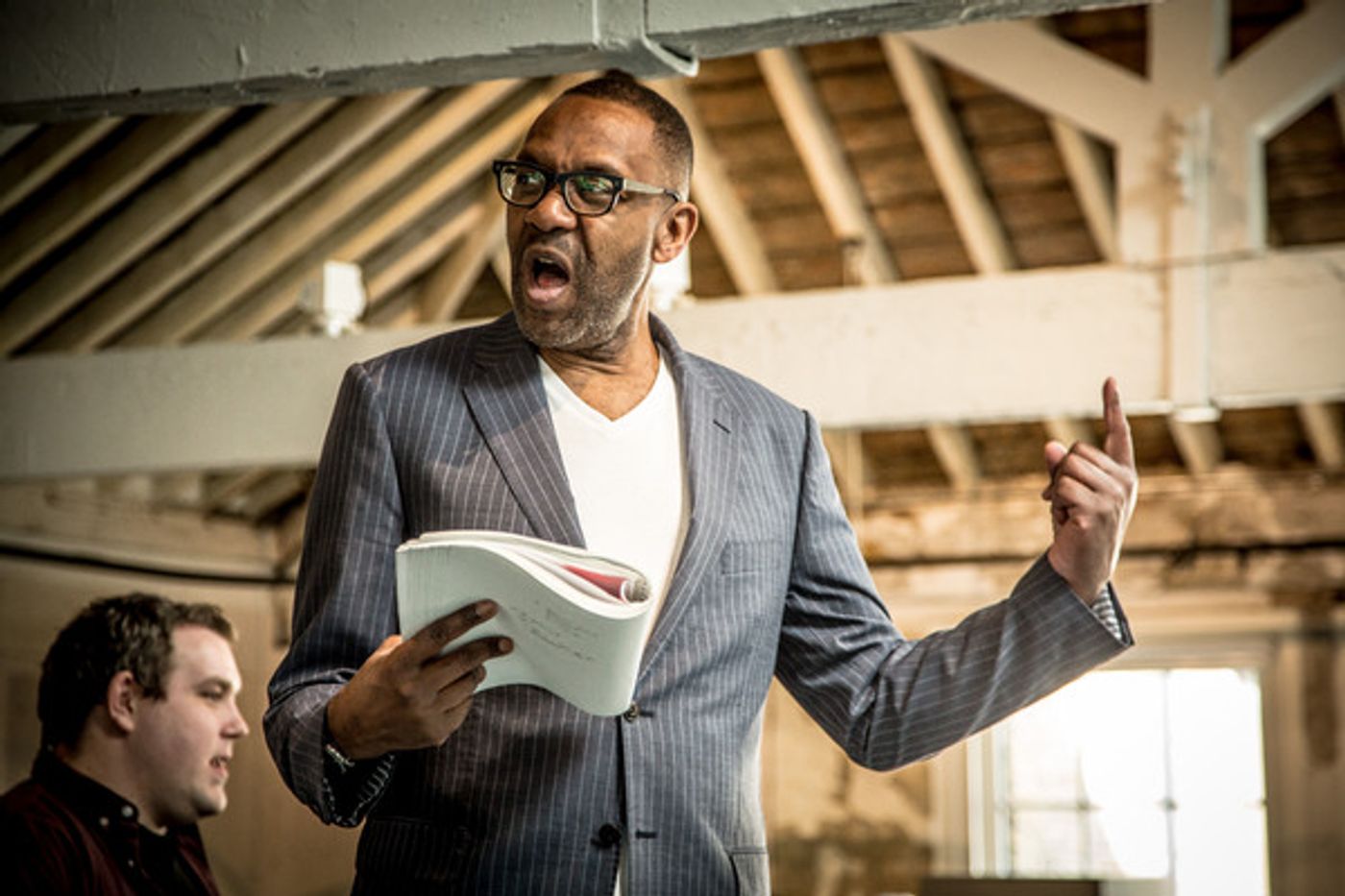 Photo Flash: In Rehearsals for THE RESISTIBLE RISE OF ARTURO UI at Donmar Warehouse  Image