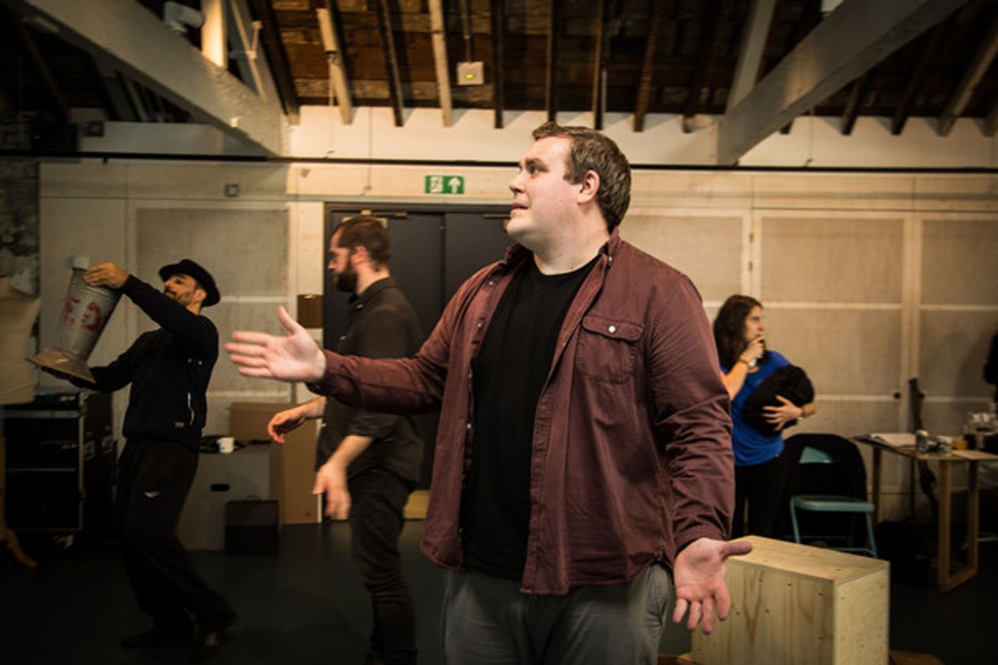 Photo Flash: In Rehearsals for THE RESISTIBLE RISE OF ARTURO UI at Donmar Warehouse  Image