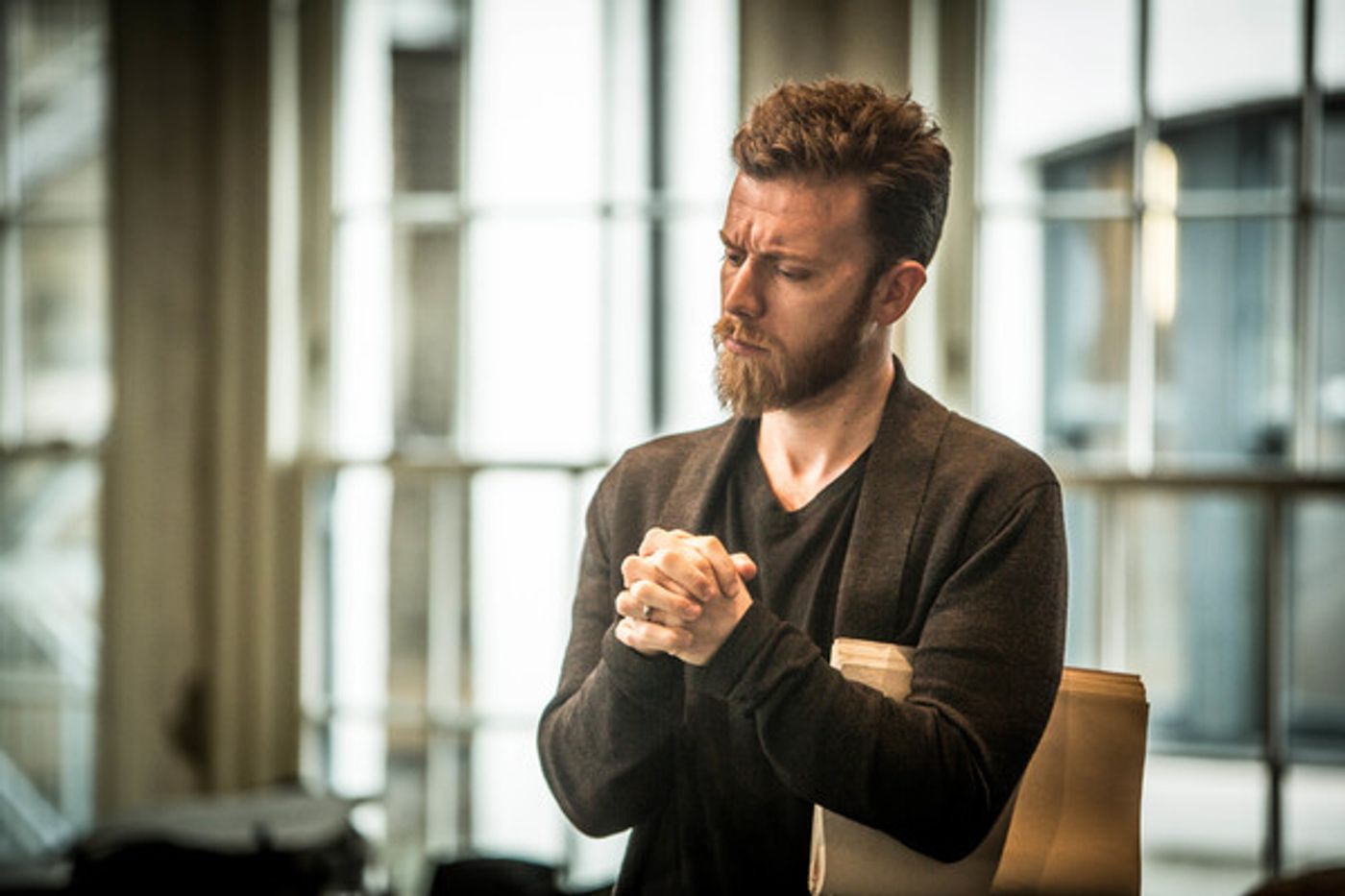 Photo Flash: In Rehearsals for THE RESISTIBLE RISE OF ARTURO UI at Donmar Warehouse  Image
