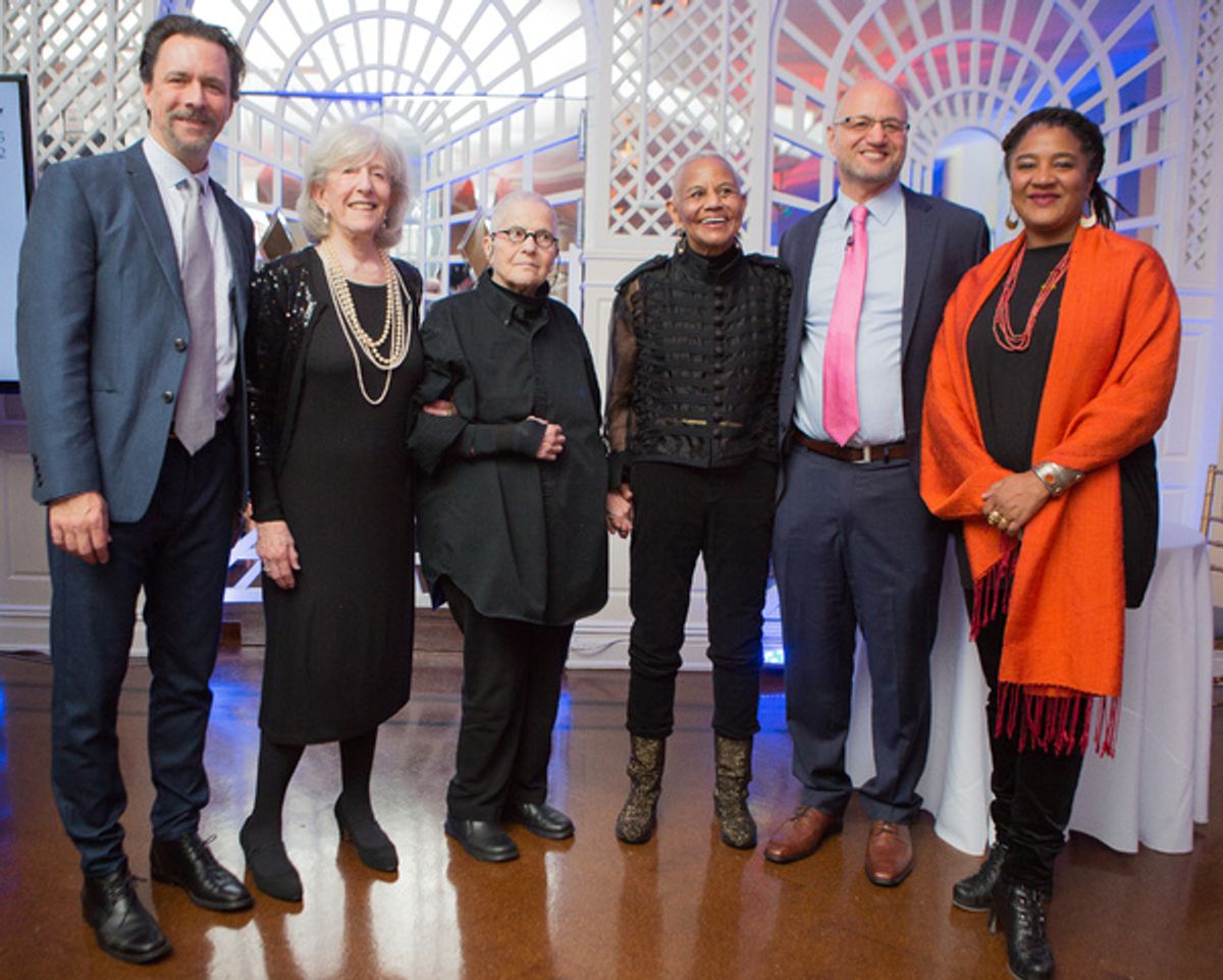 Christopher d'Amboise, Judith Brodsky, Ida Applebroog, Peggy Cooper Cafritz, Michael Royce, Lynn Nottage at 