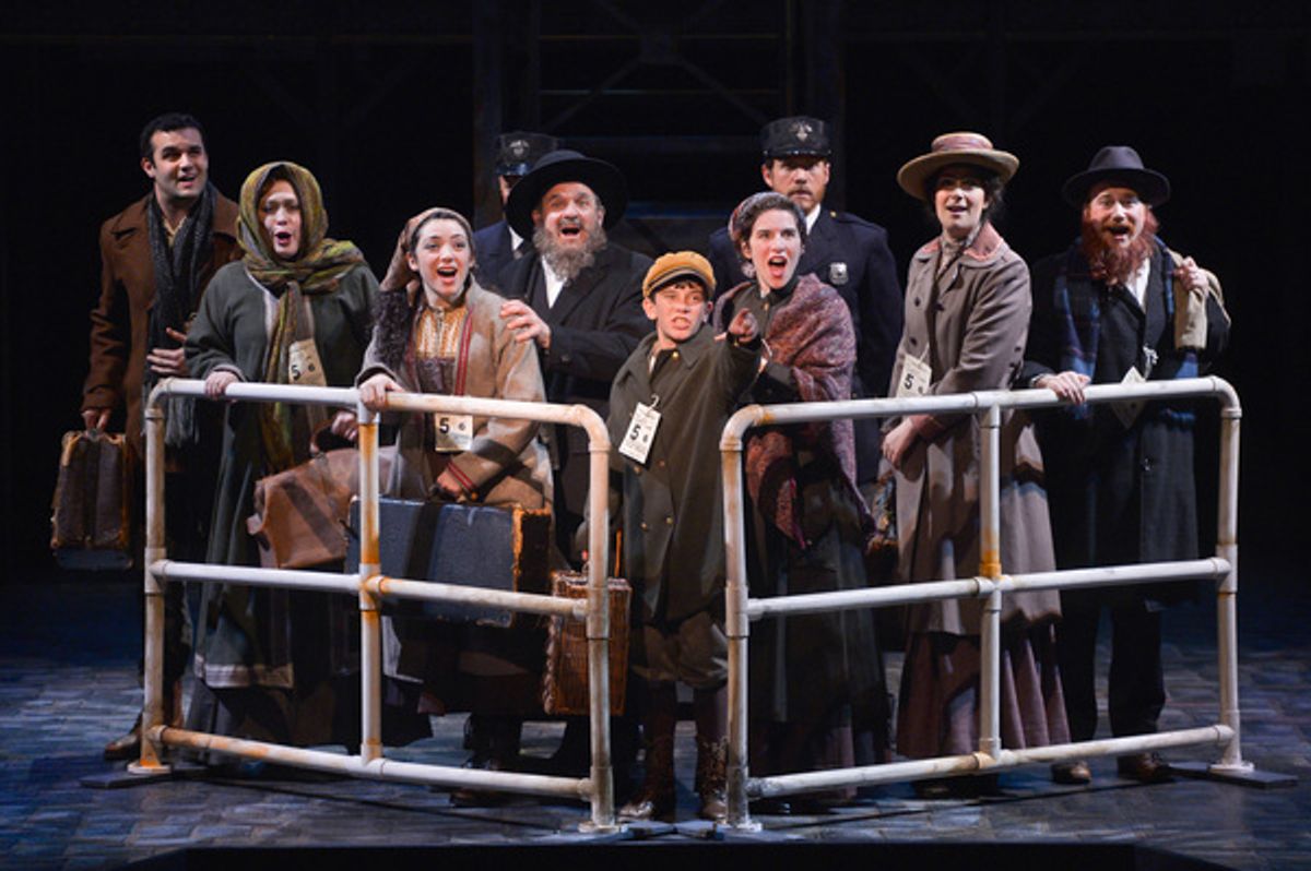 Refugees from Eastern Europe travel by boat to the United States to seek a new start in TheatreWorks Silicon Valley's Rags, a musical saga of immigrant America. Rags is presented at the Mountain View Center for the Performing Arts April now through 30, 20 at 