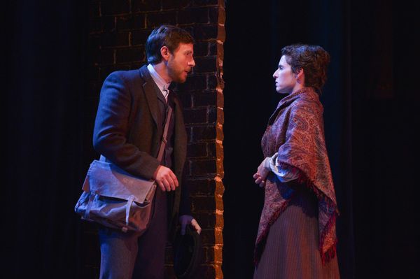 From L-R: Saul (Danny Rothman) tries to convince Rebecca (Kyra Miller) to join the un Photo