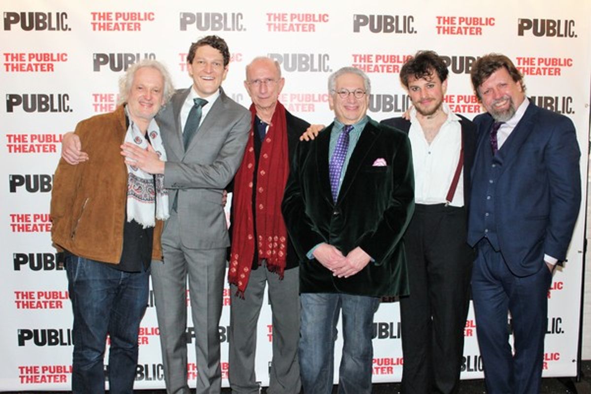 Sean Mathias, Gabriel Ebert, Martin Sherman, Harvey Fierstein, Christopher Sears and Oskar Eustis at 