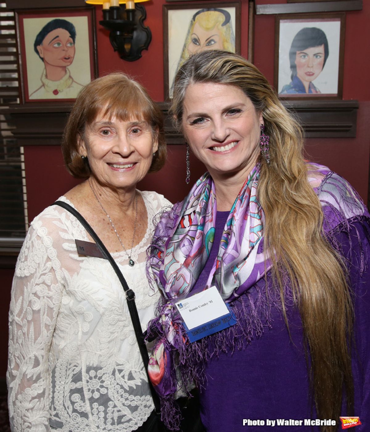 Diane Earl and Bonnie Comley  at 