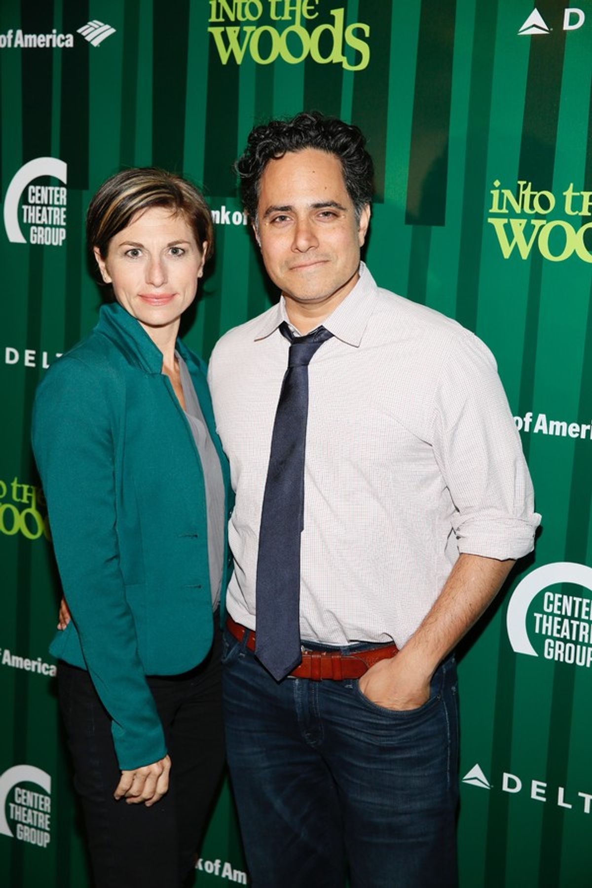 Tessa Auberjonois and Rajiv Joseph  at 