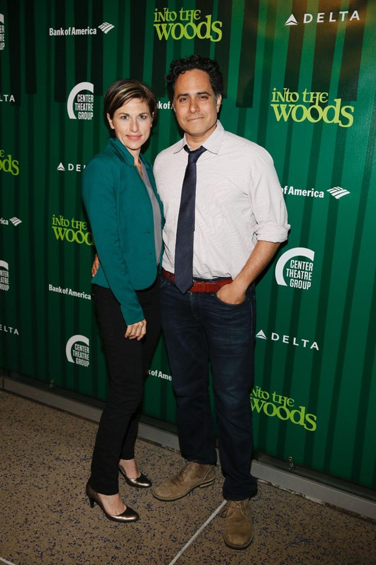 Tessa Auberjonois and Rajiv Joseph  at 