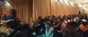 On April 3rd Gospel singer and Broadway gypsy, Donny McClurkin rendered a pop-up mast Photo