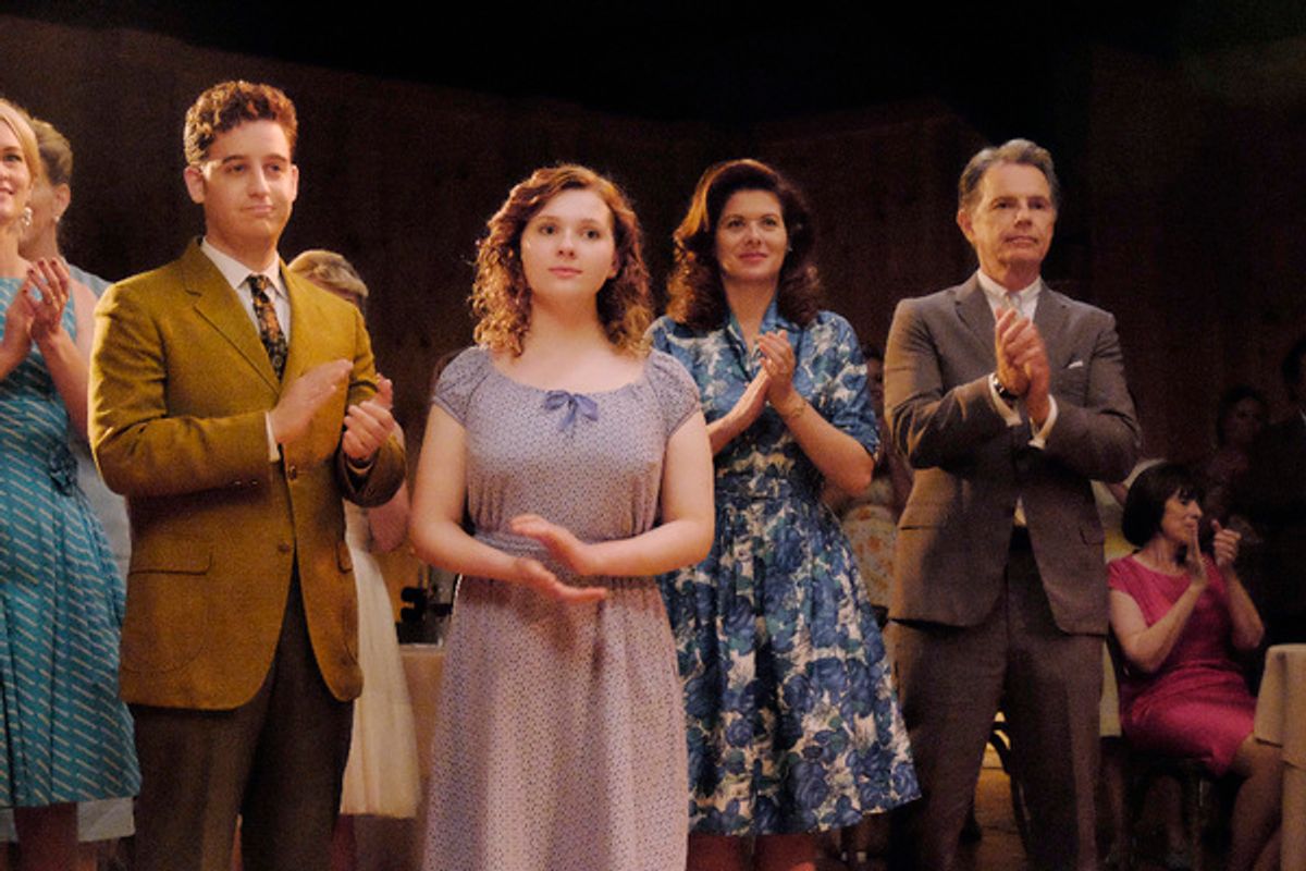 Trevor Einhorn, Abigail Breslin, Debra Messing, Bruce Greenwood at 