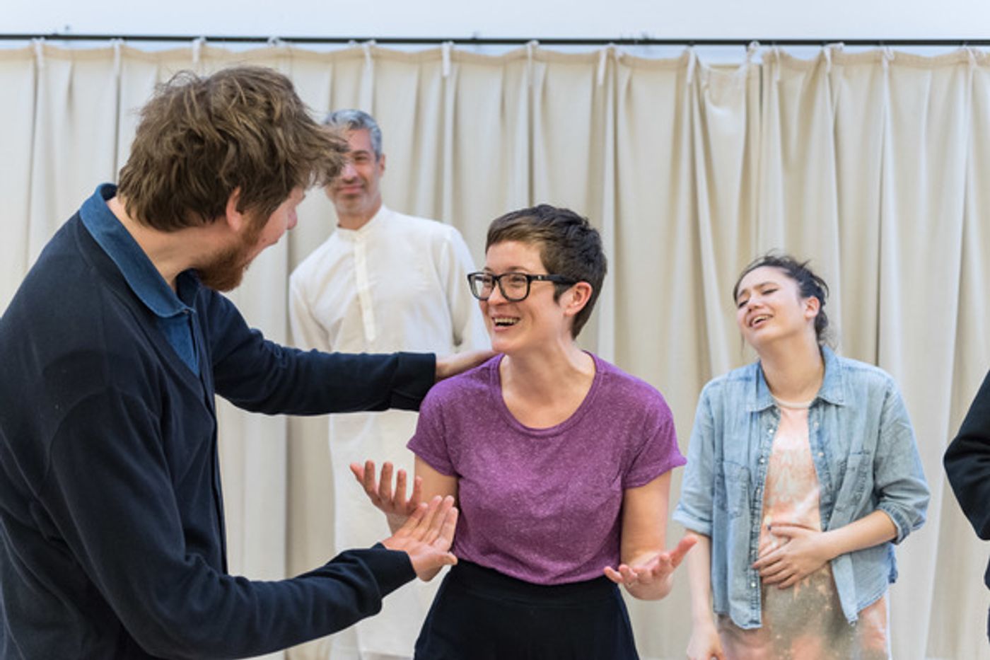 Photo Flash: In Rehearsals with OCCUPATIONAL HAZARDS at Hampstead Theatre  Image
