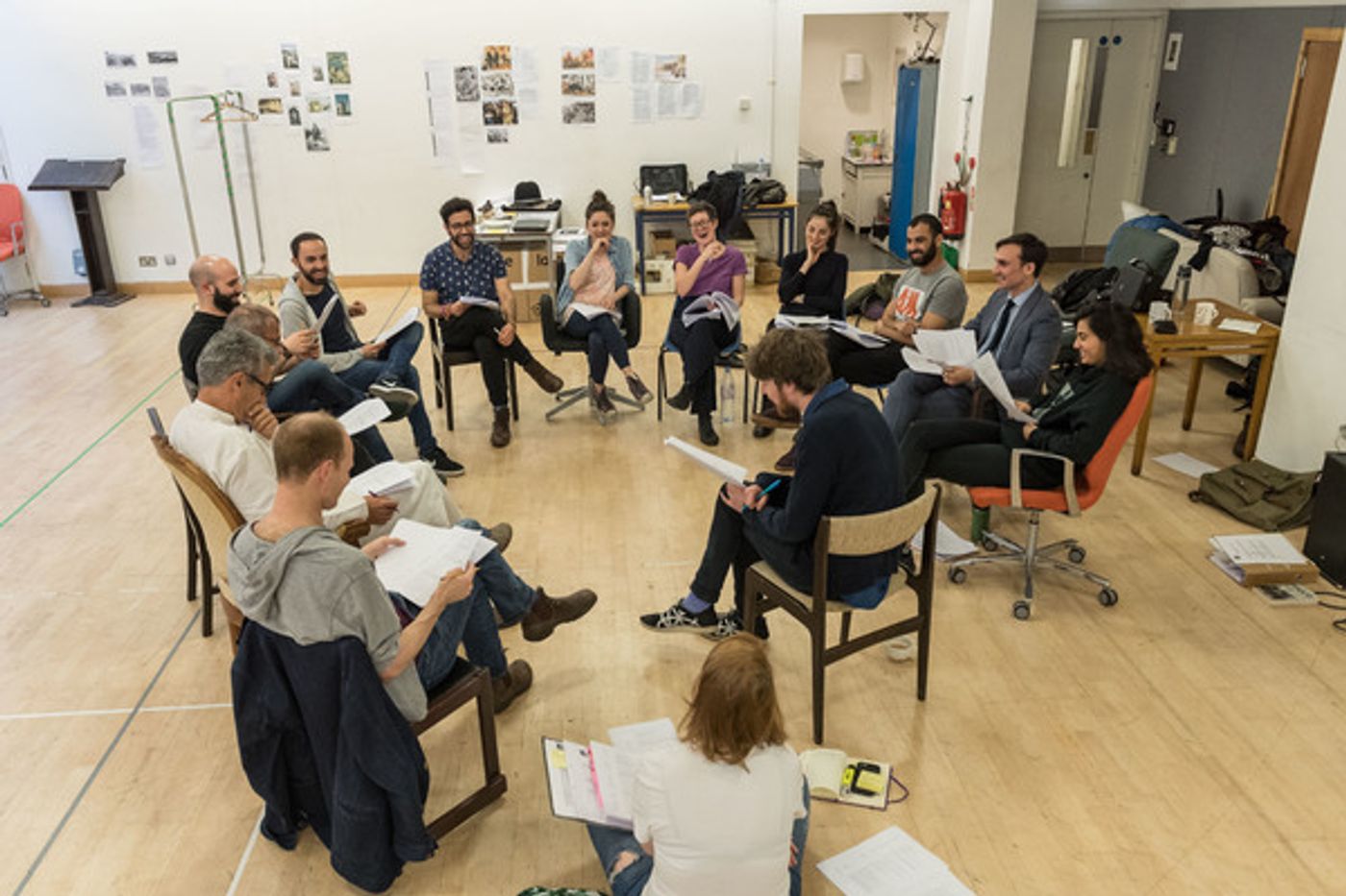 Photo Flash: In Rehearsals with OCCUPATIONAL HAZARDS at Hampstead Theatre  Image
