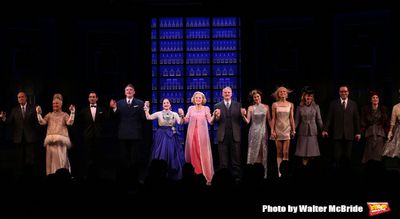 Douglas Sills, Patti Lupone, Christine Ebersole, John Dossett and cast  Photo
