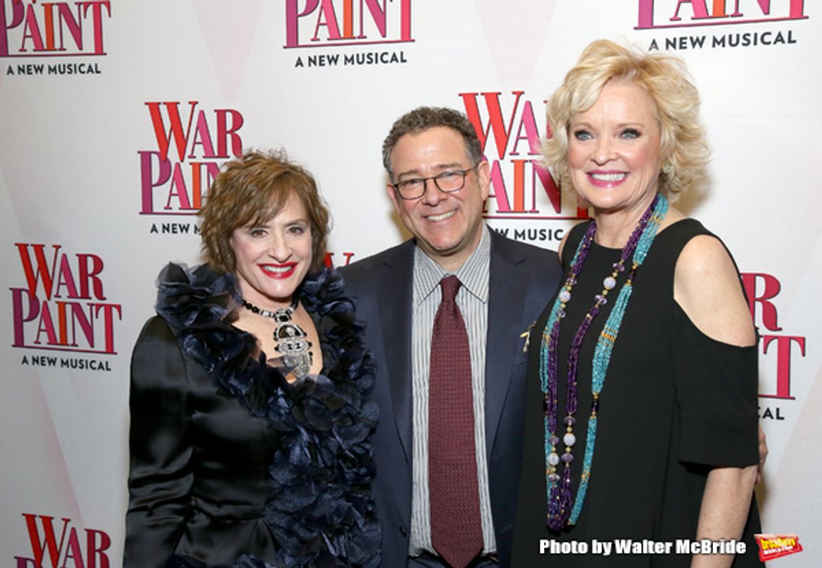 Patti LuPone, Michael Greif and Christine Ebersole  at 