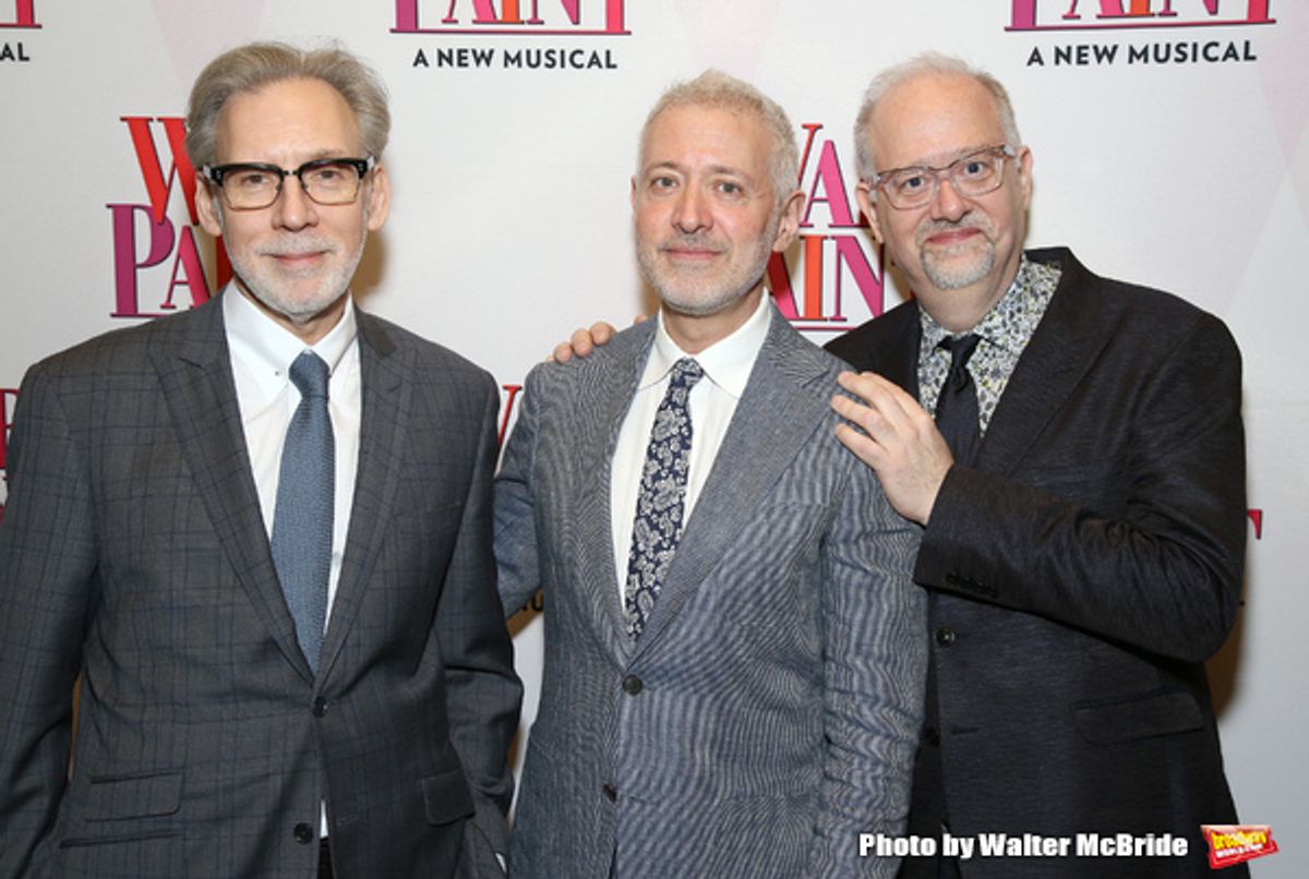 Michael Korie, Scott Frankel and Doug Wright  at 