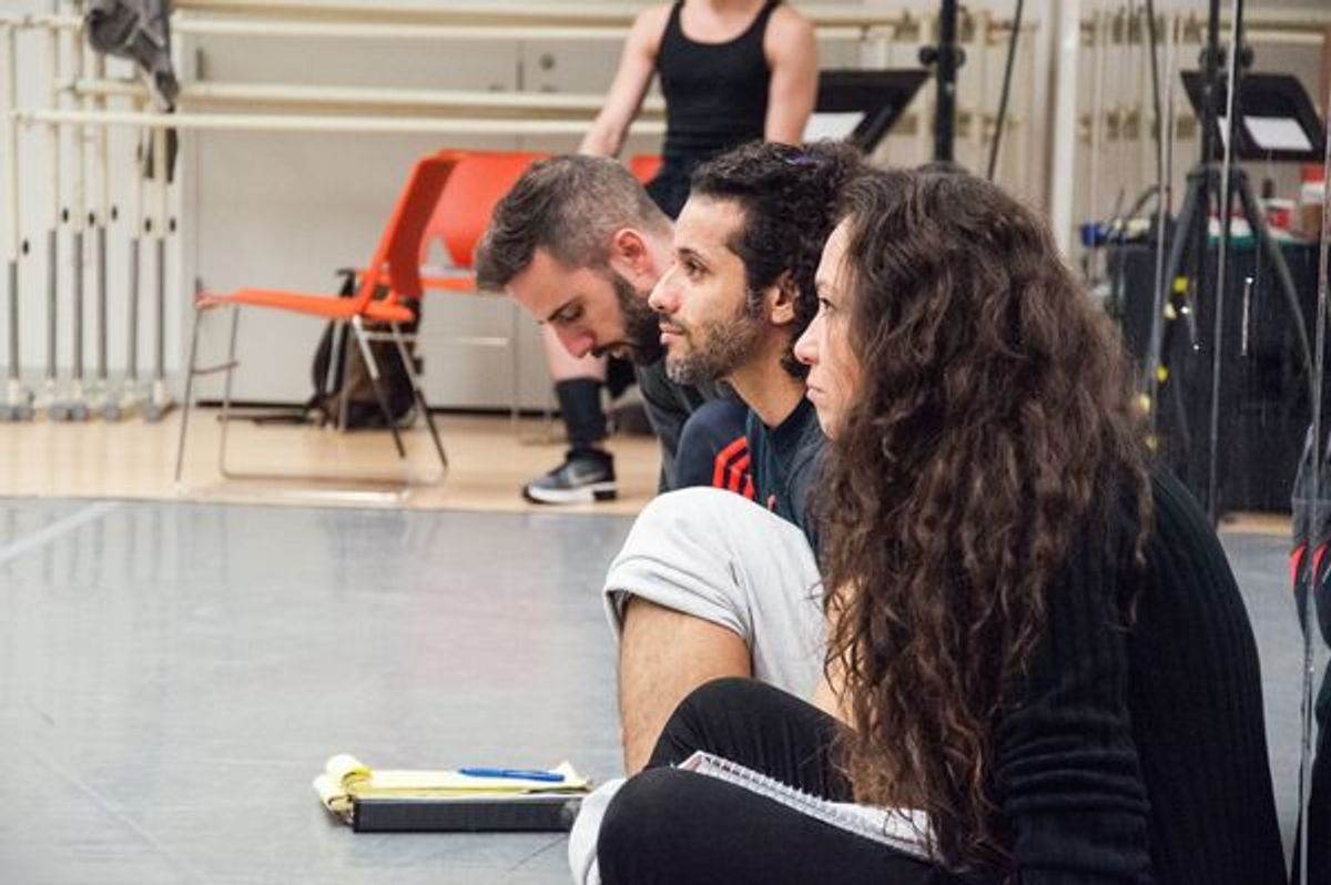 John Alix, Luis Salgado, and Valeria Cossu  at 