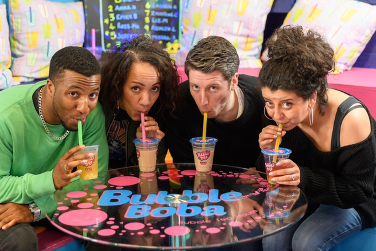 Ashley Joseph, Sharon Watts, Llandyll Gove and Shelley Williams at 