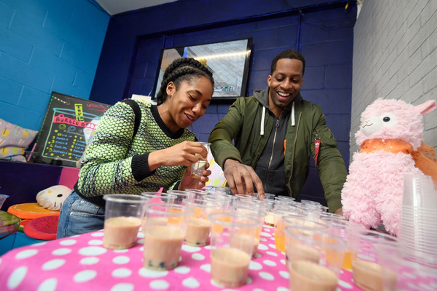 Photo Flash: Cast of 'BUBBLY BLACK GIRL' Musical Get a Taste of NYC at Fargo's Bubble Boba Photo Flash: Cast of 'BUBBLY BLACK GIRL' Musical Get a Taste of NYC at Fargo's Bubble Boba Image