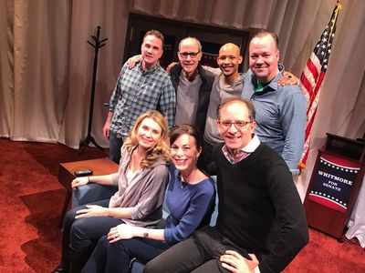 Ted Koch, Robert Emmet Lunney, Jonathan Louis Dent, Rob Nagle; Nadia Bowers, Christa  Photo