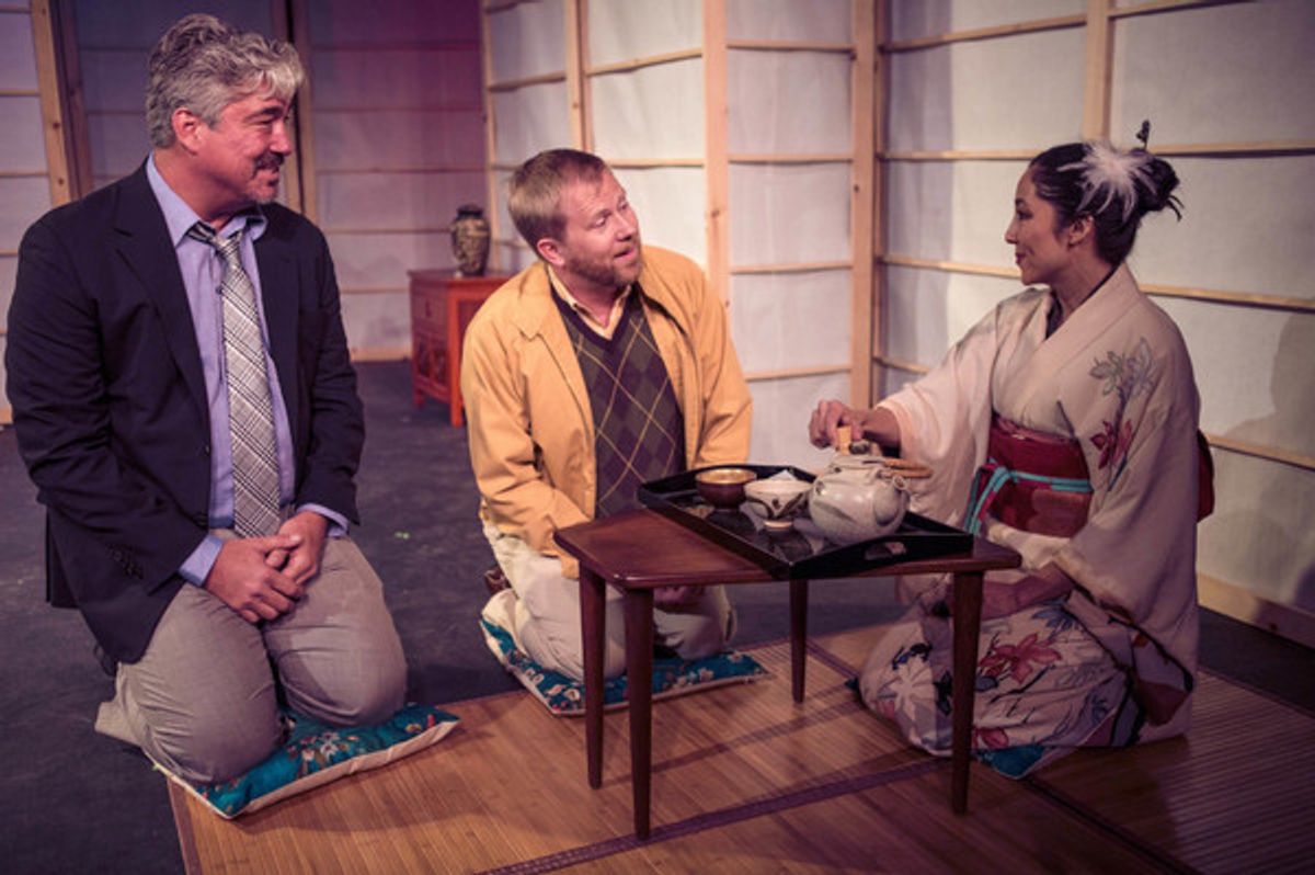 Darrett Sanders, Alex Elliott-Funk and Keiko Elizabeth at 