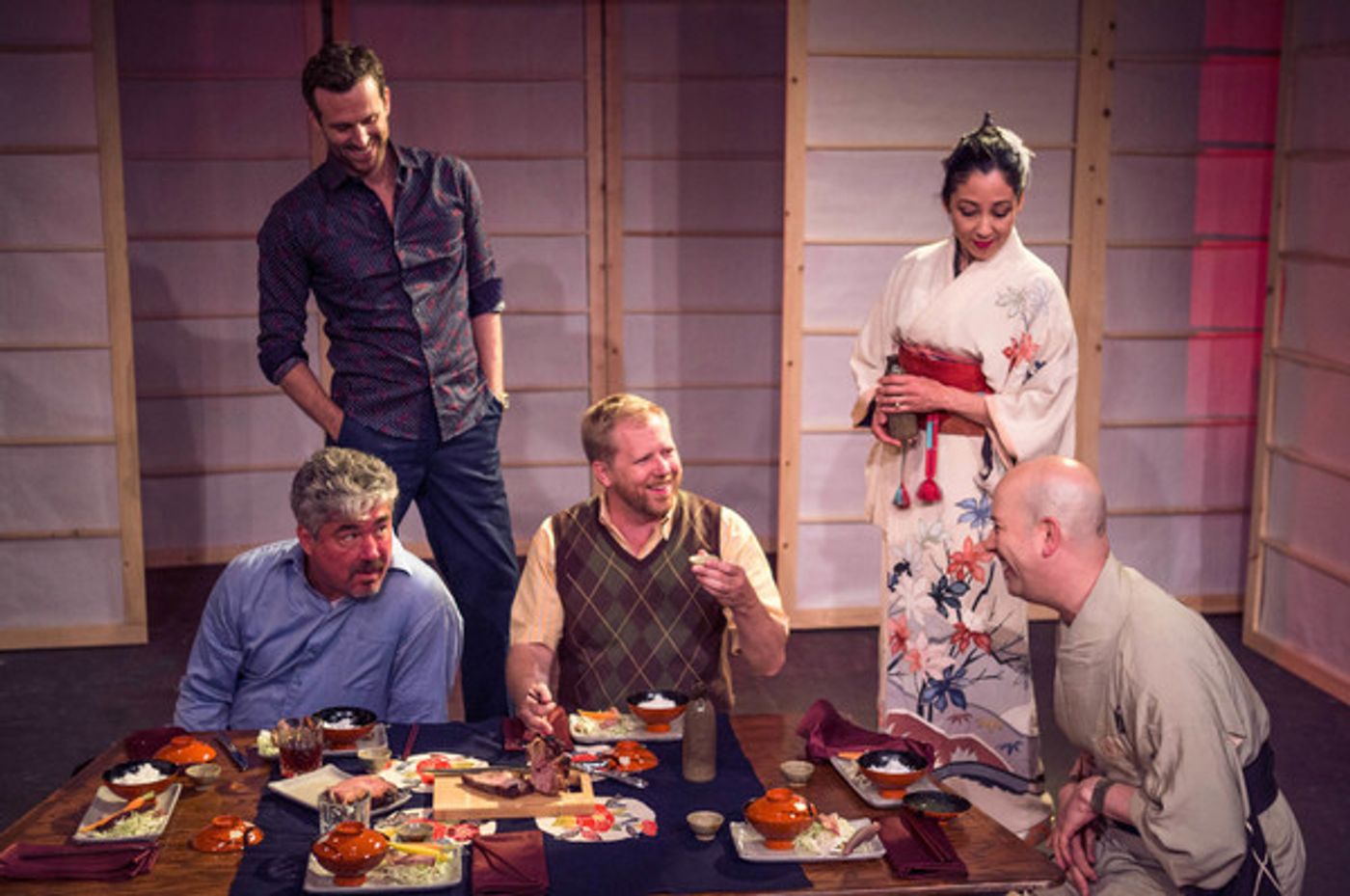 Photo Flash: First Look at SUPPER in Rep at Theatre of NOTE Photo Flash: First Look at SUPPER in Rep at Theatre of NOTE Image