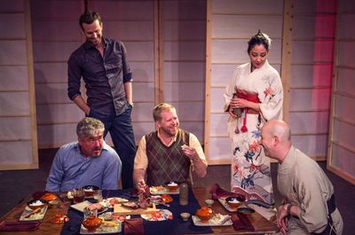 Darrett Sanders, Will McFadden, Alex Elliott-Funk, Keiko Elizabeth and Joel Scher Photo
