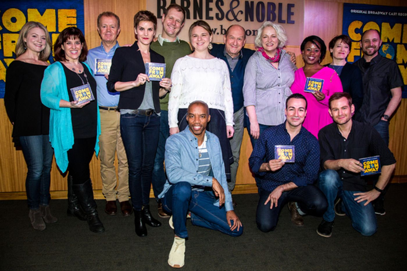 Photo Coverage: COME FROM AWAY Celebrates Cast Album Release with CD Signing at Barnes and Noble  Image