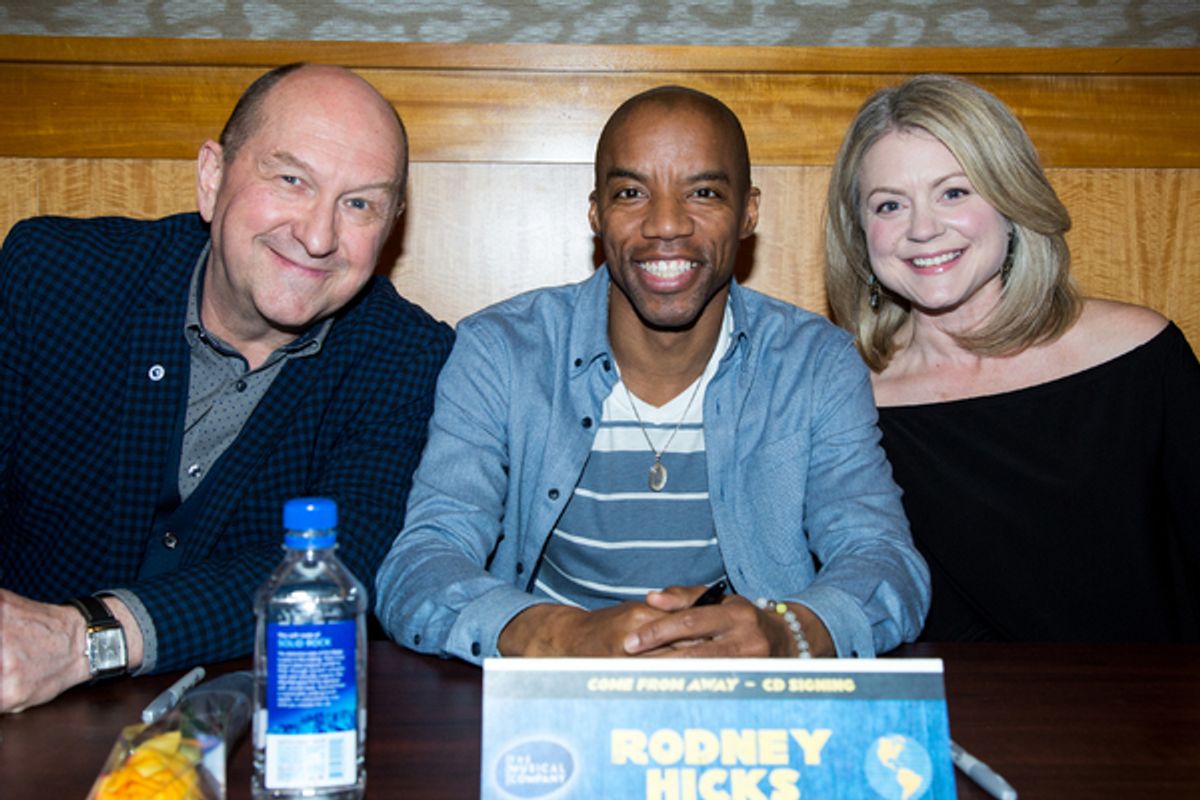 Joel Hatch, Rodney Hicks, Kendra Kassebaum at 