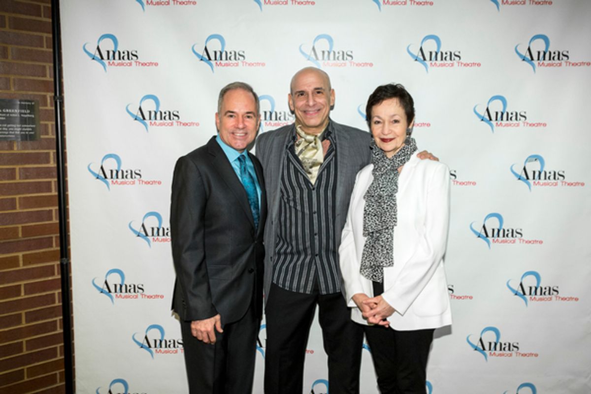 Stephen Flaherty, Jonathan Cerullo, Lynn Aherns at 