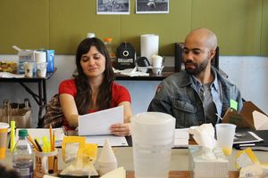 Actors Flora Diaz,  Sean Carvajal Photo