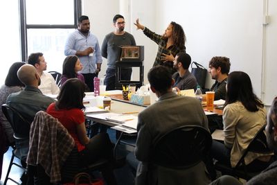 Lighting Designer Amith Chandrashaker, Costume Designer Fabian Aguilar, Director Weyn Photo